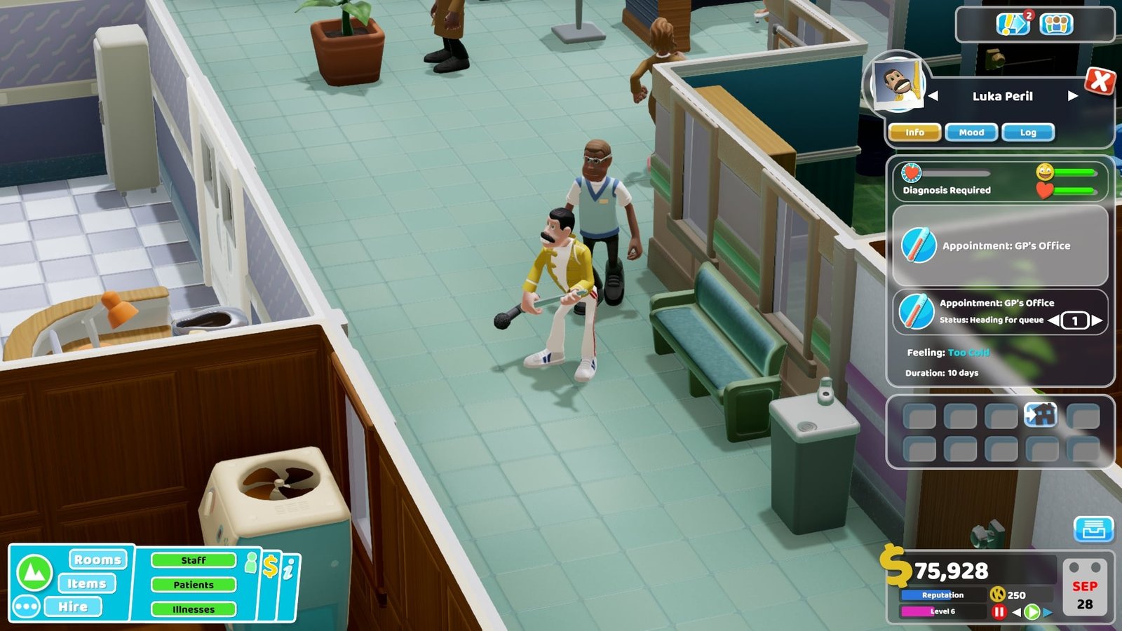Imagem do jogo Two Point Hospital
