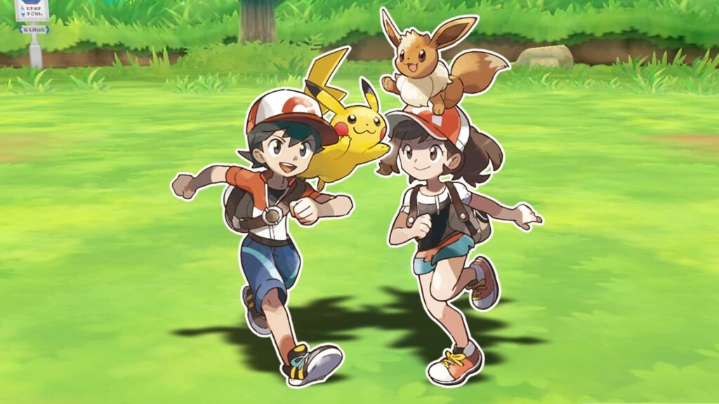 Imagem do jogo Pokémon Let's Go Pikachu