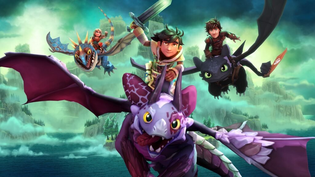 Imagem do jogo DreamWorks Dragons Dawn Of New Riders
