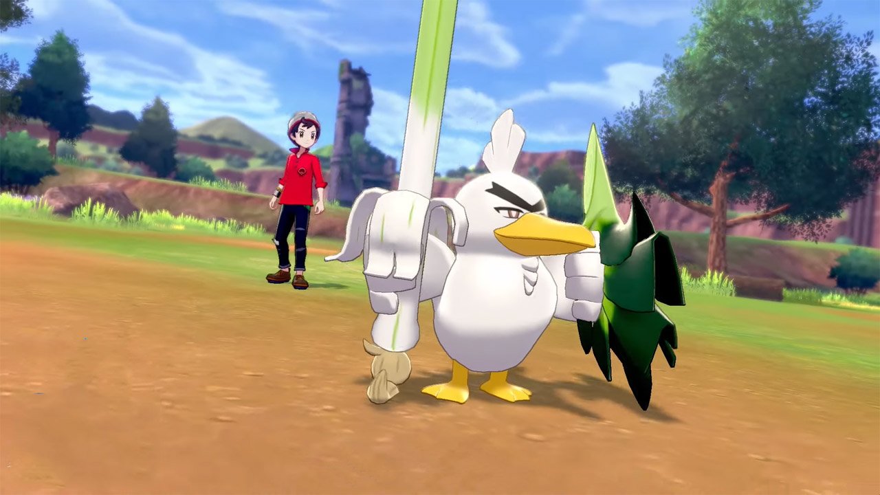 Nintendo revela evolução de Farfetch’d em Pokémon Sword