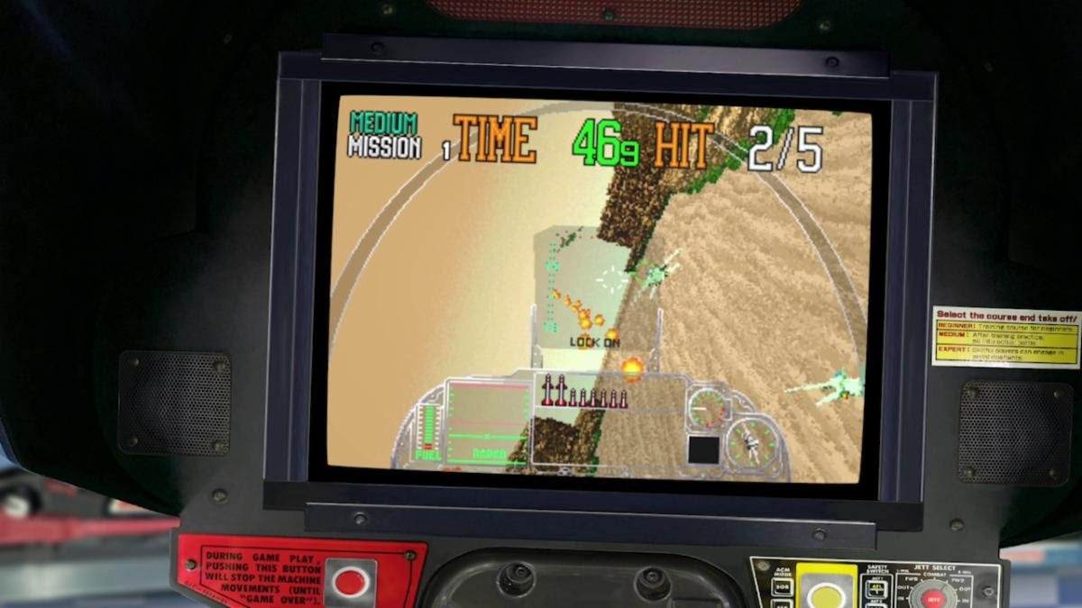 G-LOC Air Battle trava sua mira na coleção Sega Ages