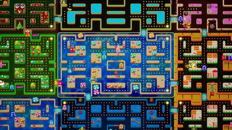 Pac-Man Mega Tunnel Battle é o Battle Royale que ninguém esperava