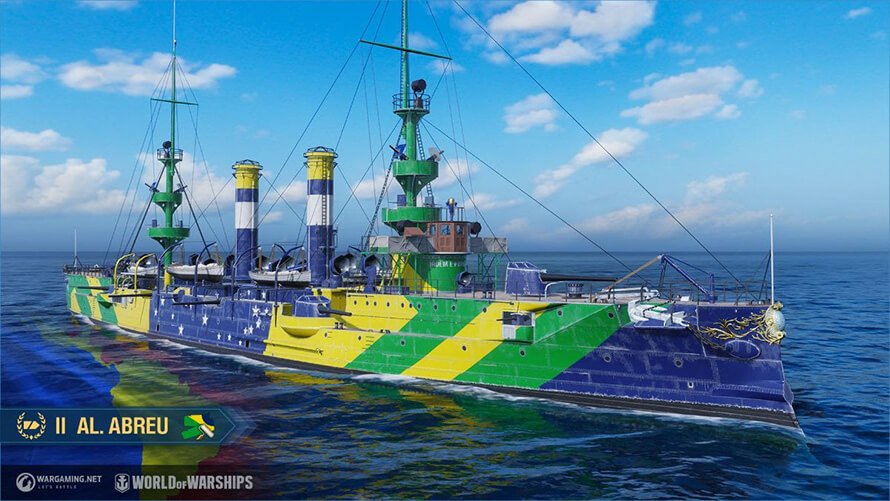 Primeiro navio brasileiro chega em World of Warships