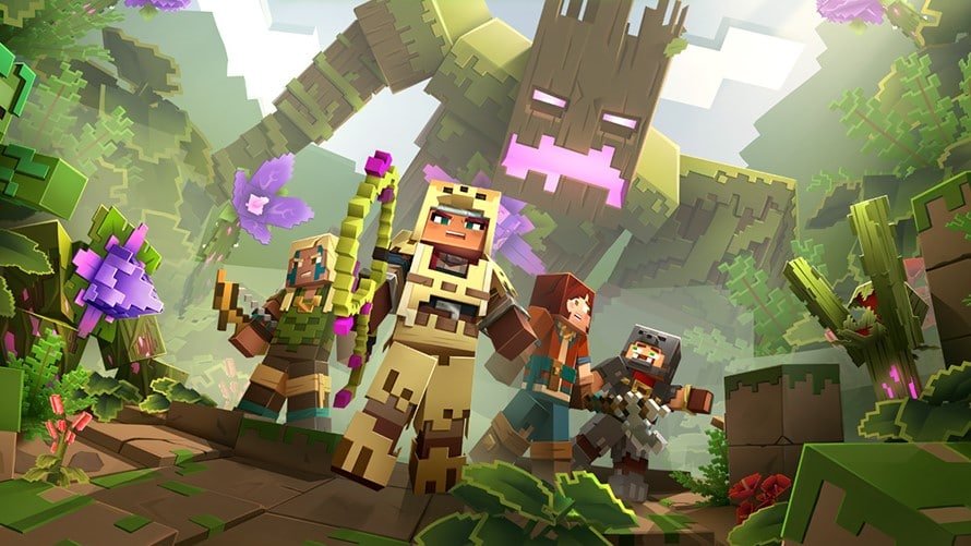 Minecraft Dungeons estará gratuito no Nintendo Switch Online