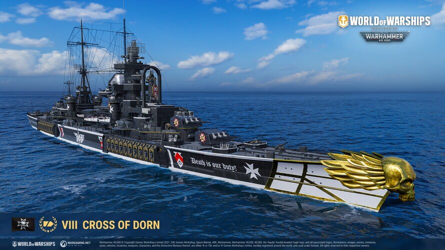 World of Warships e Warhammer 40.000 se unem em evento por tempo limitado