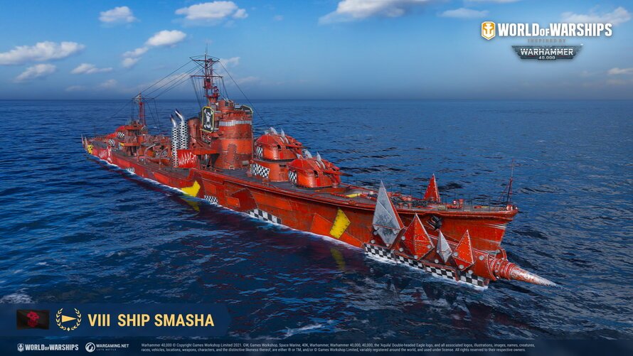 world of warships e warhammer 40.000