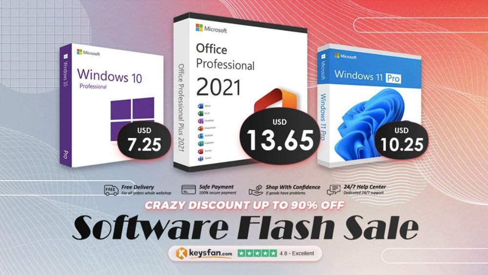 Atualize seu software e economize muito: obtenha chaves do Windows e do Office por apenas US$7!
