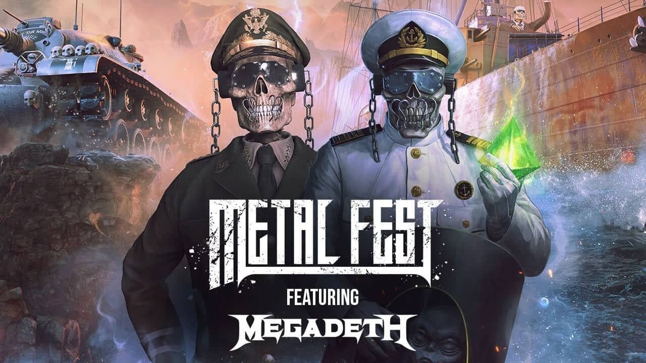 Megadeth leva metal para World Of Tanks e World Of Warships
